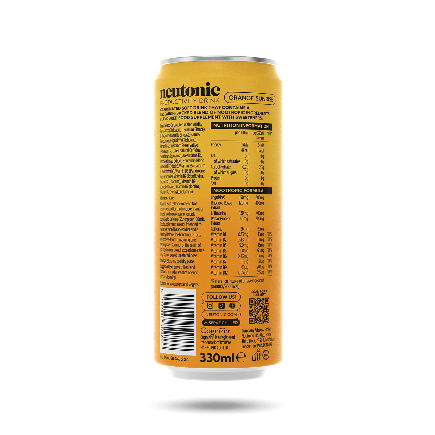 Productivity Drink 12 Cans